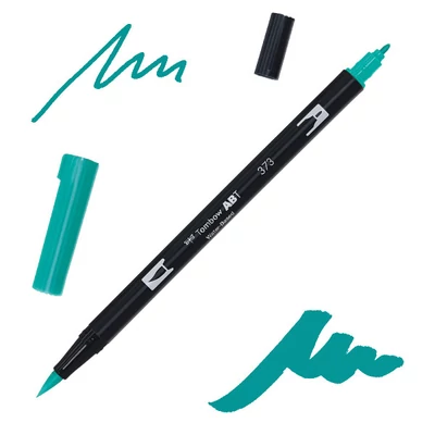 Tombow abt dual brush pen kétvégű filctoll - 373, sea blue