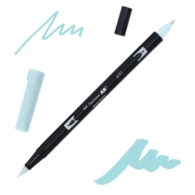 Tombow abt dual brush pen kétvégű filctoll - 491, glacier blue