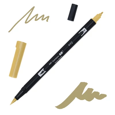Tombow abt dual brush pen kétvégű filctoll - 992, sand