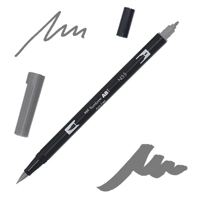 Tombow abt dual brush pen kétvégű filctoll - N35, cool gray 12
