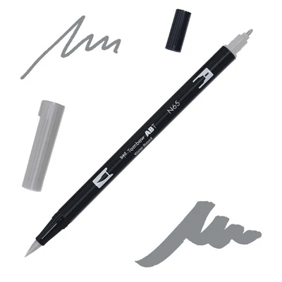 Tombow abt dual brush pen kétvégű filctoll - N65, cool gray 5