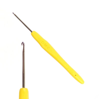 Horgolótű fonalhoz ergonomikus szilikon nyéllel, DMC - 2 mm