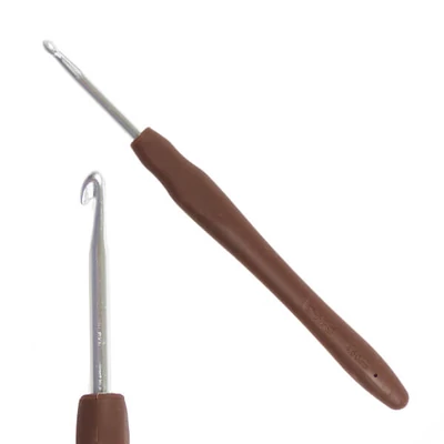Horgolótű fonalhoz ergonomikus szilikon nyéllel, DMC - 4,5 mm