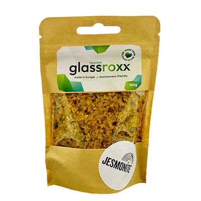 Jesmonite GlassRoxx üveggranulátum, 150 g - sunny yellow
