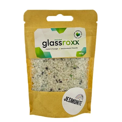 Jesmonite GlassRoxx üveggranulátum, 150 g - cream white