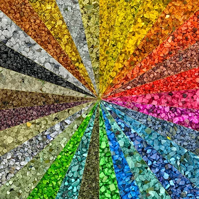 Jesmonite GlassRoxx üveggranulátum, 150 g - különféle színekben