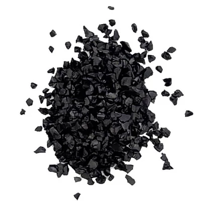 Jesmonite Glitter Chips üveggranulátum, 30 g - fekete