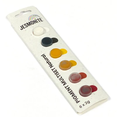 Jesmonite akrilgyanta pigment készlet, 6x2 g - Natural