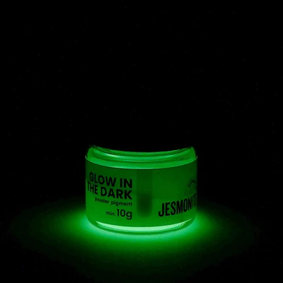 Jesmonite akrilgyanta pigment por, 10 g - sötétben világító