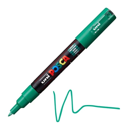UNI POSCA PC-1M filctoll 0,7-1 mm - 6, zöld