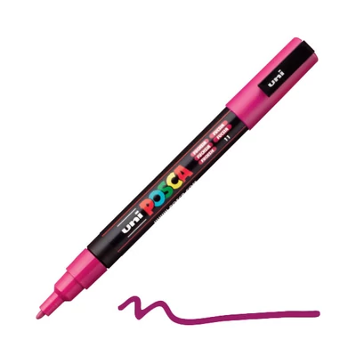 UNI POSCA PC-3M filctoll, 0,9-1,3 mm - 11, fukszia