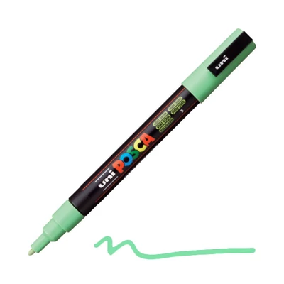 UNI POSCA PC-3M filctoll, 0,9-1,3 mm - 5, világoszöld