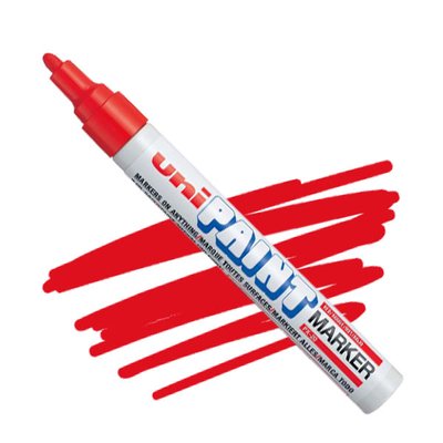 UNI Paint PX-20 lakkfilc, olajbázisú - piros, 2,2- 2,8 mm