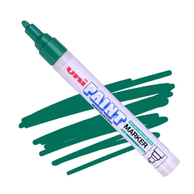 UNI Paint PX-20 lakkfilc, olajbázisú - zöld, 2,2- 2,8 mm