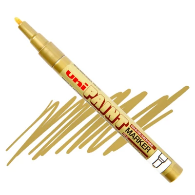 UNI Paint PX-21 lakkfilc, olajbázisú - arany, 0,8 - 1,2 mm