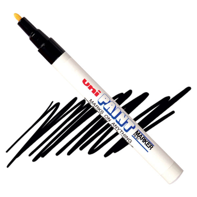UNI Paint PX-21 lakkfilc, olajbázisú - fekete, 0,8 - 1,2 mm