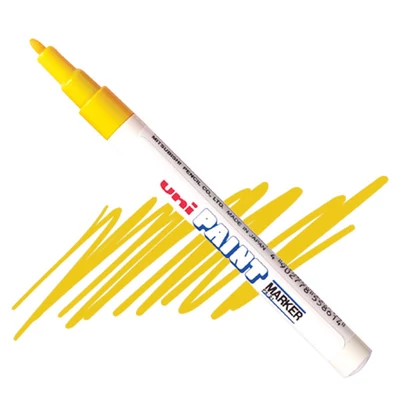UNI Paint PX-21 lakkfilc, olajbázisú - sárga, 0,8 - 1,2 mm