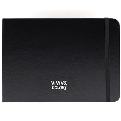 Viviva Sketchbook Ivory vázlatfüzet, 240 g, sima, 64 oldal - A5 fekvő