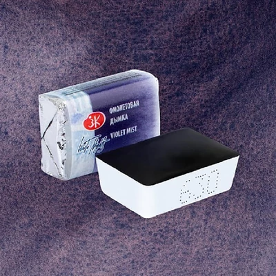 White Nights szilkés akvarellfesték, 2,5 ml, granuláló - 630, violet mist