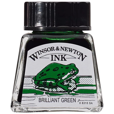 Tinta, W&amp;amp;N, 14 ml, 046, brillant green