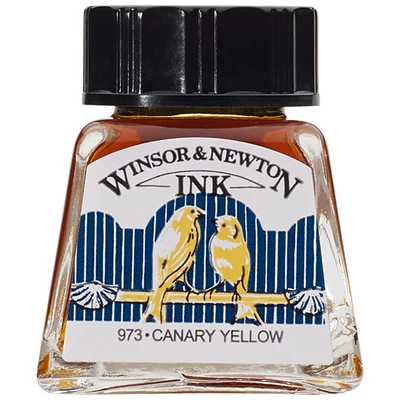Tinta, W&amp;amp;N, 14 ml, 123, canary yellow