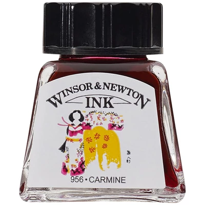 Winsor&amp;Newton tinta, 14 ml - carmine