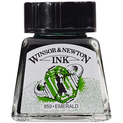 Tinta, W&amp;amp;N, 14 ml, 235, emerald