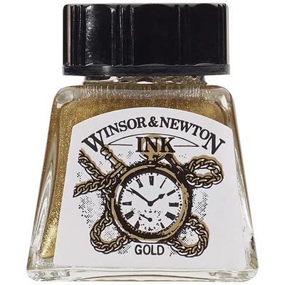 Winsor&amp;Newton tinta, 14 ml - gold
