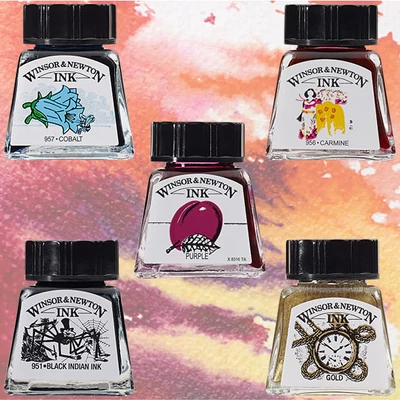 Winsor&amp;Newton tinta, 14 ml - különféle színekben