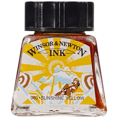 Tinta, W&amp;amp;N, 14 ml, 633, sunshine yellow