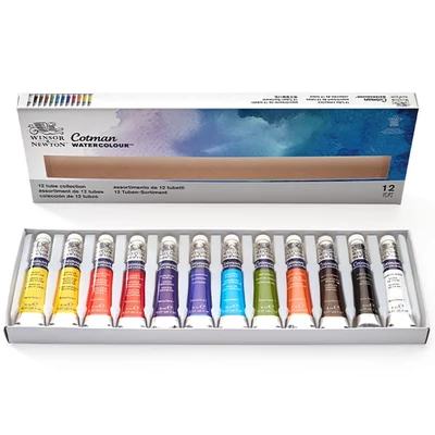 Winsor&amp;Newton Cotman akvarellfesték készlet, 12x8 ml 