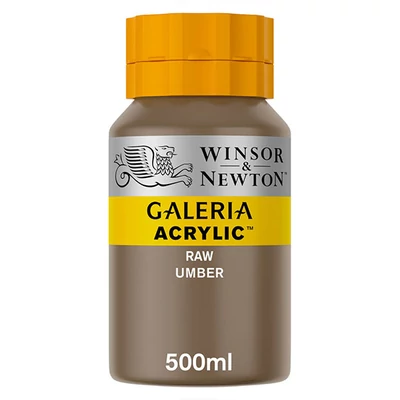 Winsor&amp;amp;Newton Galeria akrilfesték, 500 ml - 076, burnt umber
