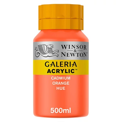 Winsor&amp;amp;Newton Galeria akrilfesték, 500 ml - 090, cadmium orange hue