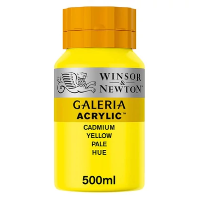 Winsor&amp;Newton Galeria akrilfesték, 500 ml - 114, cadmium yellow pale hue