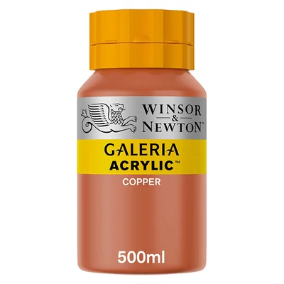 Winsor&amp;Newton Galeria akrilfesték, 500 ml - 214, copper