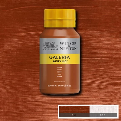 Winsor&Newton Galeria akrilfesték, 500 ml - 214, copper