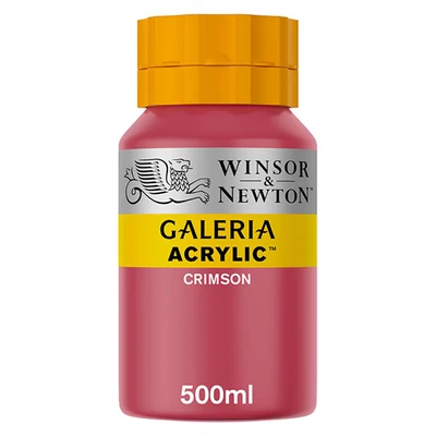 Winsor&amp;Newton Galeria akrilfesték, 500 ml - 203, crimson