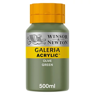 Winsor&amp;Newton Galeria akrilfesték, 500 ml - 447, olive green
