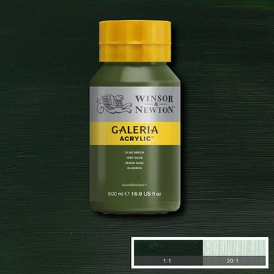 Winsor&Newton Galeria akrilfesték, 500 ml - 447, olive green