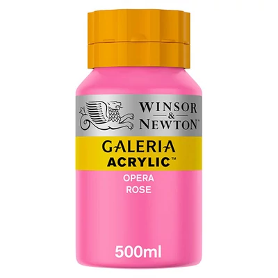 Winsor&amp;Newton Galeria akrilfesték, 500 ml - 448, opera rose