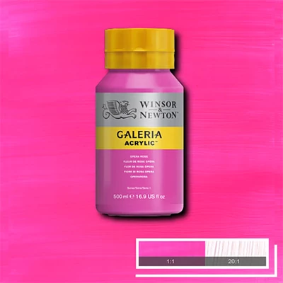 Winsor&amp;Newton Galeria akrilfesték, 500 ml - 448, opera rose