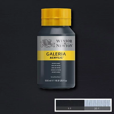 Winsor&Newton Galeria akrilfesték, 500 ml - 465, paynes gray