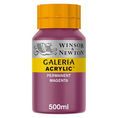 Winsor&amp;Newton Galeria akrilfesték, 500 ml - 488, permanent magenta