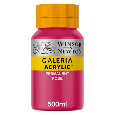 Winsor&amp;Newton Galeria akrilfesték, 500 ml - 502, permanent rose