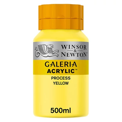 Winsor&amp;Newton Galeria akrilfesték, 500 ml - 527, process yellow