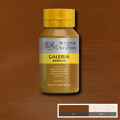 Winsor&amp;Newton Galeria akrilfesték, 500 ml - 552, raw sienna