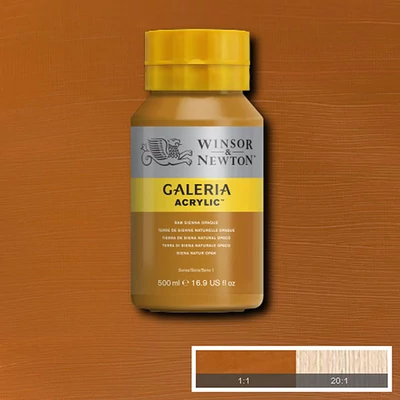 Winsor&amp;Newton Galeria akrilfesték, 500 ml - 553, raw sienna opaque