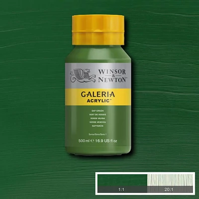 Winsor&amp;amp;Newton Galeria akrilfesték, 500 ml - 599, sap green