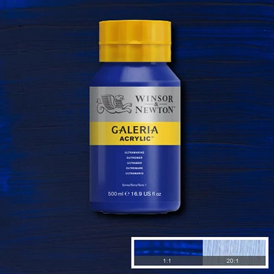 Winsor&Newton Galeria akrilfesték, 500 ml - 660, ultramarine