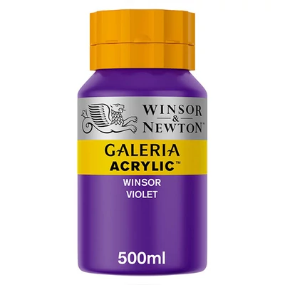 Winsor&amp;Newton Galeria akrilfesték, 500 ml - 728, winsor violet